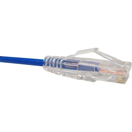 Unc Group 3Ft Cat6 Clearfit Slim Patch Cable Blue CS6-03F-BLU